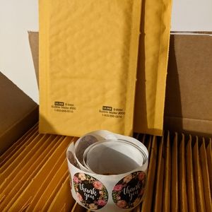 72 Bubble Mailers Smallest Size #000 4 x 6 lightweight